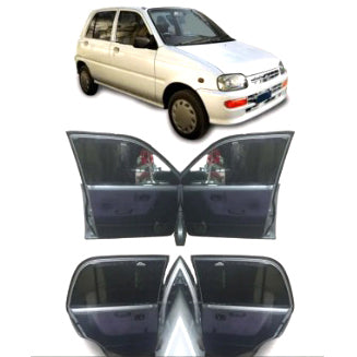 Daihatsu Cuore L500 Retractable Curtains Custom Fit Sunshades- Model 1995-1999