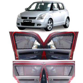 Suzuki Swift Retractable Curtains Custom Fit Sunshades- Model 2009-2021