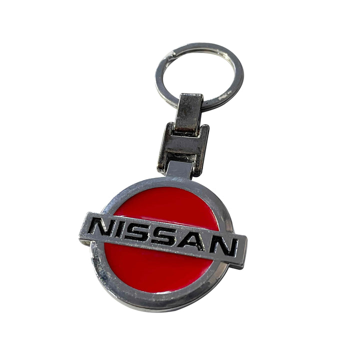 Nissan Red Metal Keychain Keyring