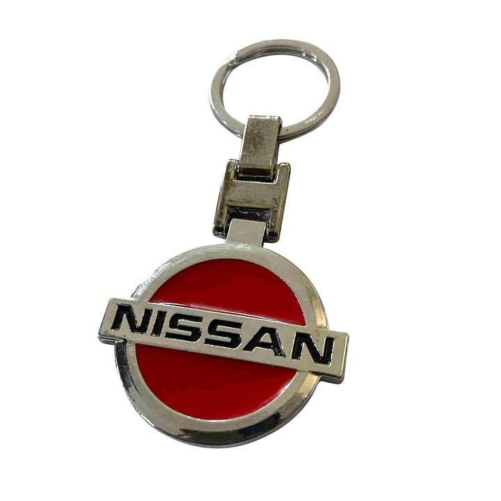 Nissan Red Metal Keychain Keyring