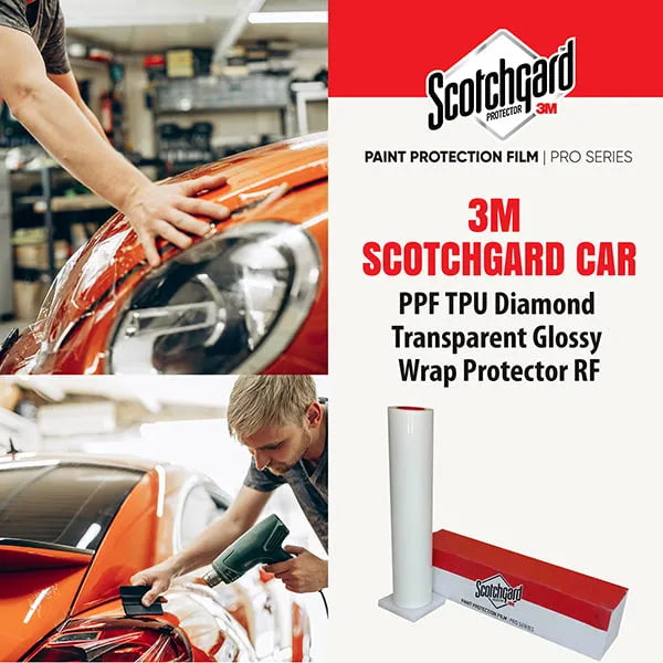 3M Scotchgard Car PPF TPU Diamond Transparent Glossy Wrap Protector RF