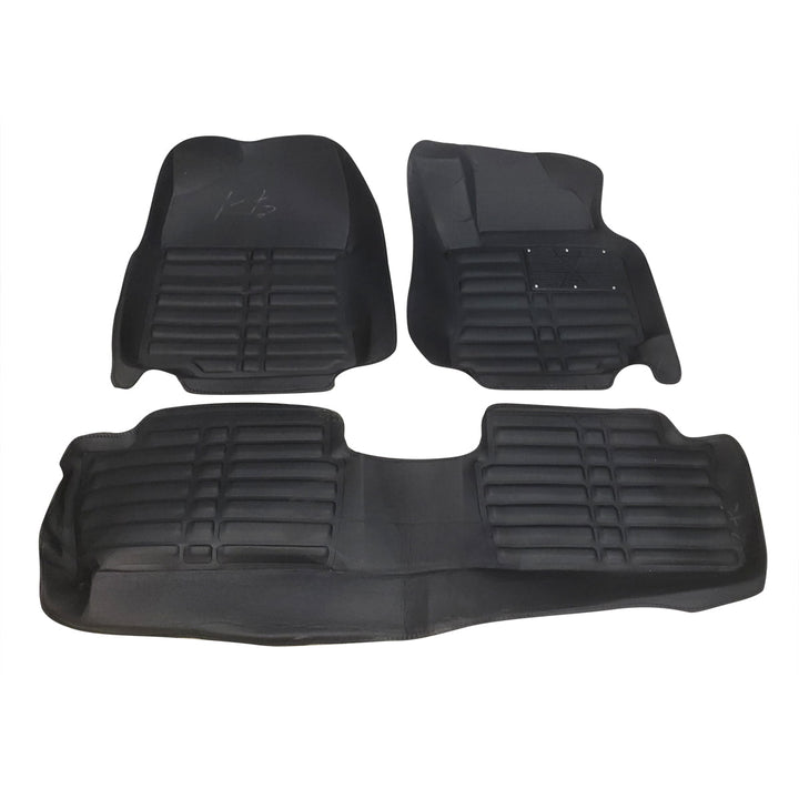 Toyota Corolla 5D Custom Floor Mat Black 3 Pcs - Model 2008-2014