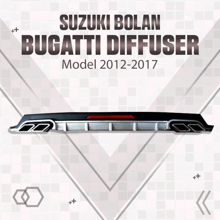 Suzuki Bolan Bugatti Diffuser Model 2012-2017