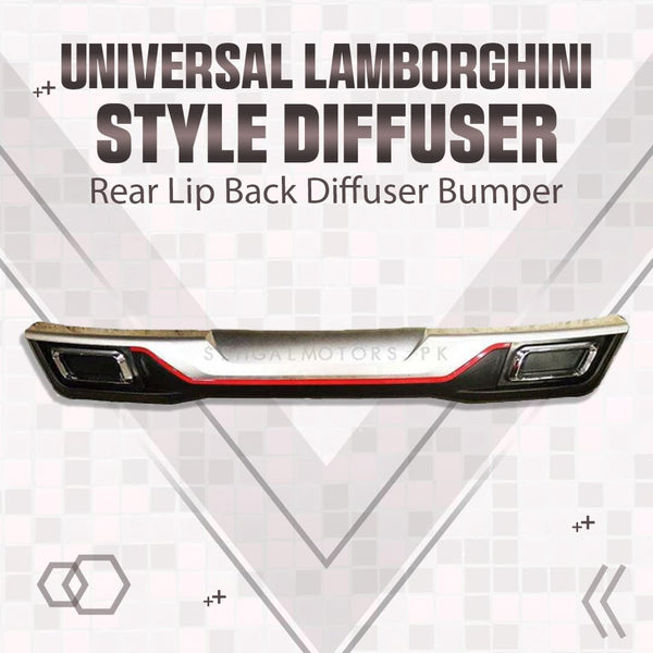 Universal Lamborghini Style Diffuser