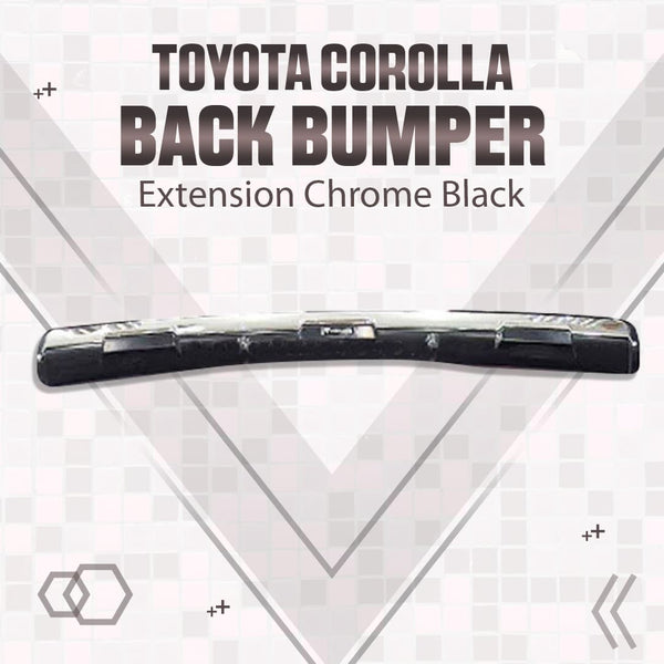 Toyota Corolla Back Bumper Extension Chrome Black Modellista Each 1 Pc MA001135 - Model 2017-2021