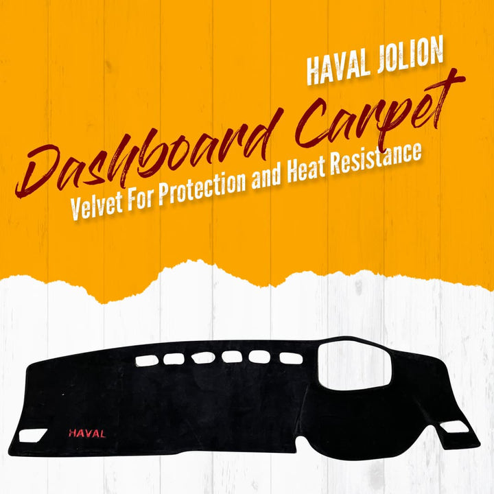 Haval Jolion Dashboard Carpet Velvet Black - Model 2021-2024