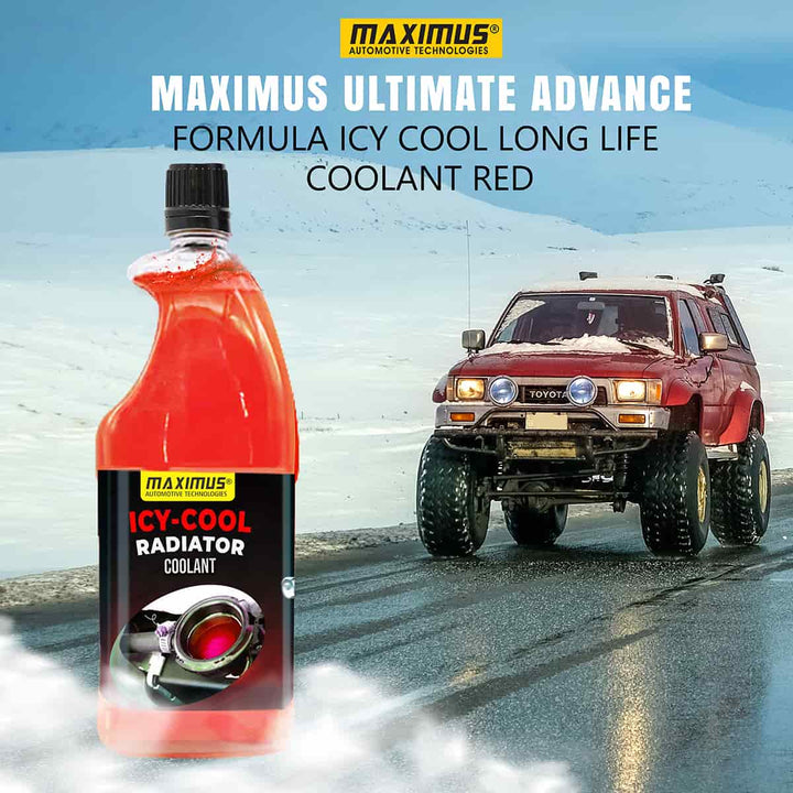 Maximus Ultimate Advance Formula ICY Cool Long Life Coolant Red - 1L