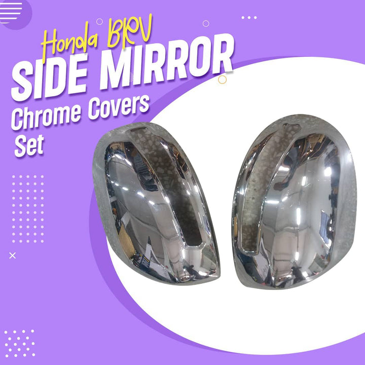 Honda BRV Side Mirror Chrome Covers Set - Model 2017-2021