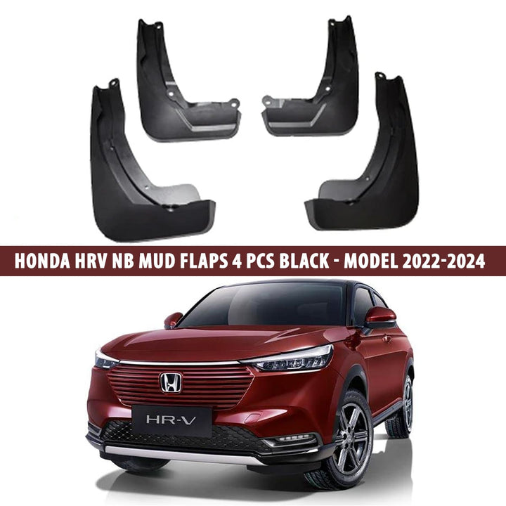 Honda HRV NB Mud Flaps 4 Pcs Black - Model 2022-2024