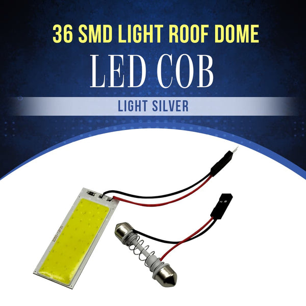 36 SMD Light Roof Dome LED COB LIght Silver