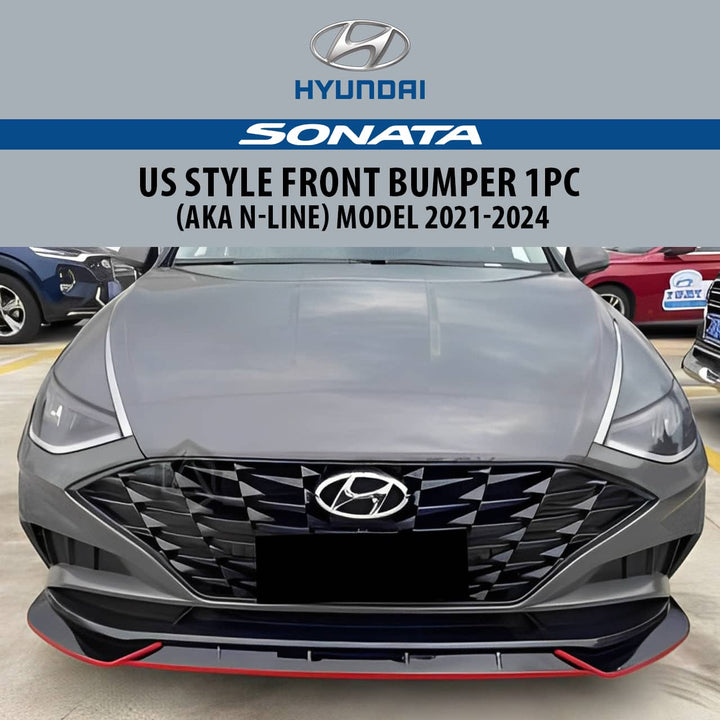 Hyundai Sonata US Style Front Bumper 1 PC (Aka N-Line) Model 2021-2024