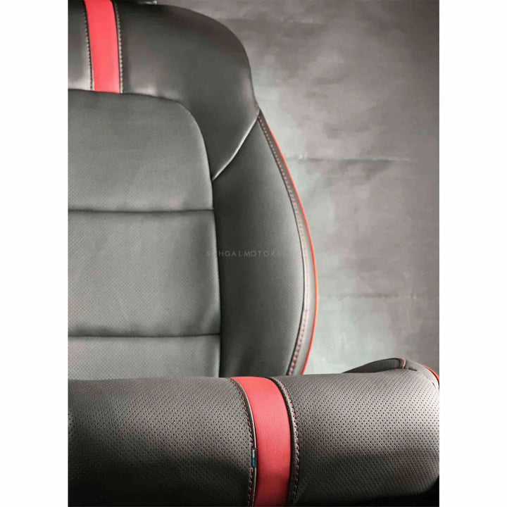 Audi A4 Type R Black Red Seat Covers - Model 2021-2024