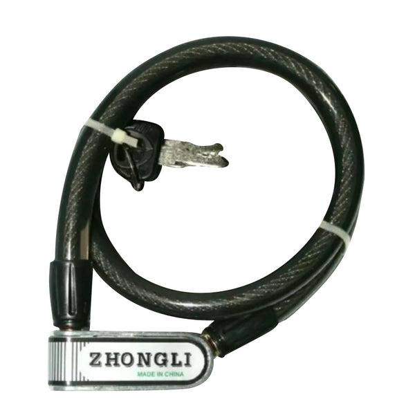 ZHONGLI Heavy Duty Wire Lock For Bikes And Bicycles Multi