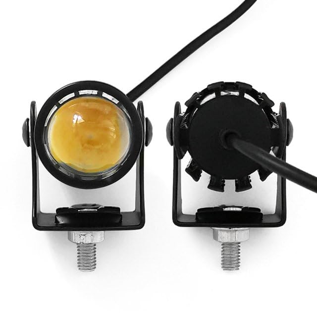 Mini Driving Lights Motorcycle Bike 2 Wires