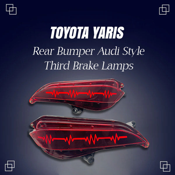 Toyota Yaris Back Bumper Third Brake Lamp Audi Style (BL-64) - Model 2022-2024