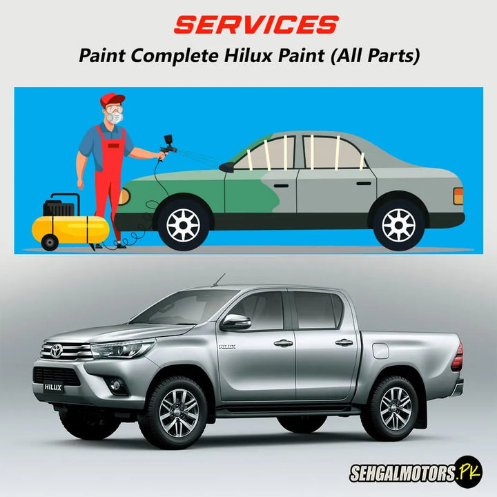 Services - Paint Complete Hilux (All Parts)