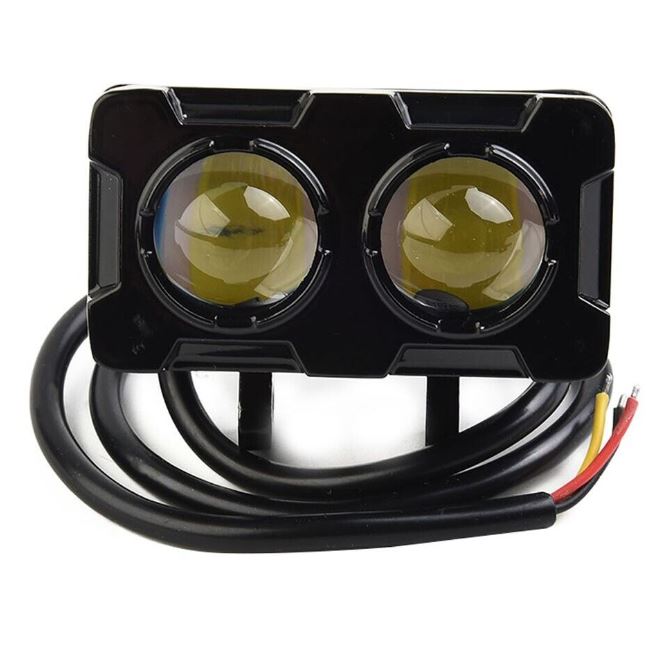 Universal High Fog Lamp Spot Light White And Yellow 10-80v