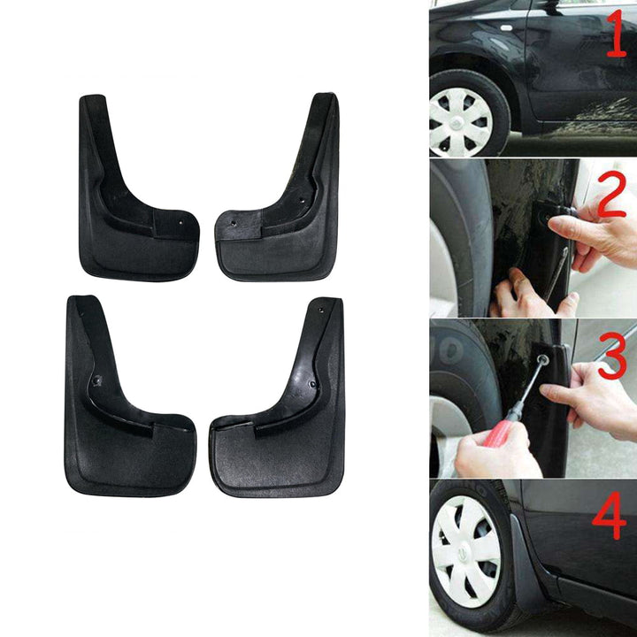 Hyundai Santro NB Mud Flaps 4 Pcs - Model 2003 - 2014