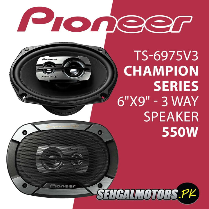 Pioneer TS-6975V3 Champion Series 6"x9" 3 Way Speaker 550W