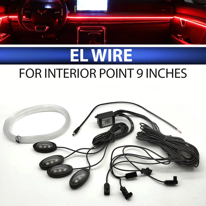 EL Wire For Interior Point 9 Inches