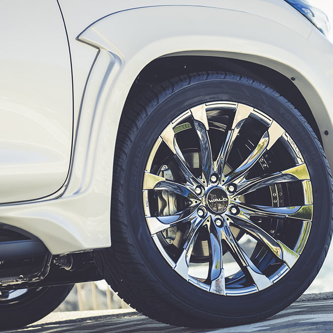 Toyota Prado Wald Style Alloy Rim 6 Nuts20 Inches (Set of 4) 2009-2021