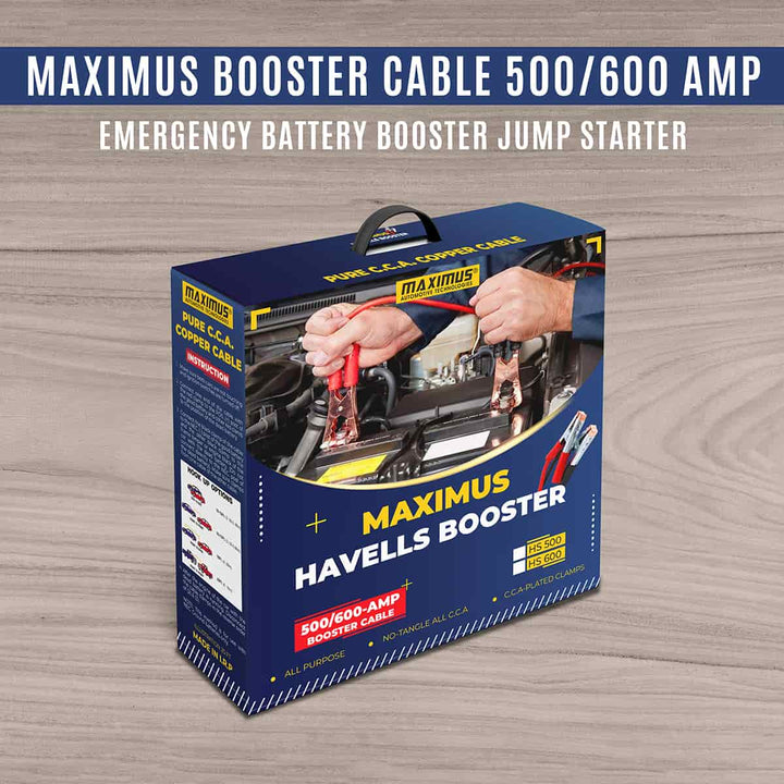 Maximus Booster Cable 500/600 AMP