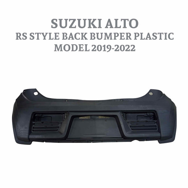 Suzuki Alto RS Style Back Bumper Plastic - Model 2019-2022