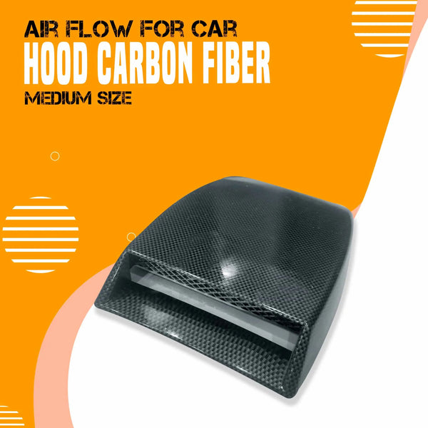 Air Flow For Car Hood Carbon Fiber Medium Size