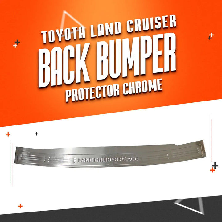 Toyota Land Cruiser Back Bumper Protector Chrome - Model 2015-2024