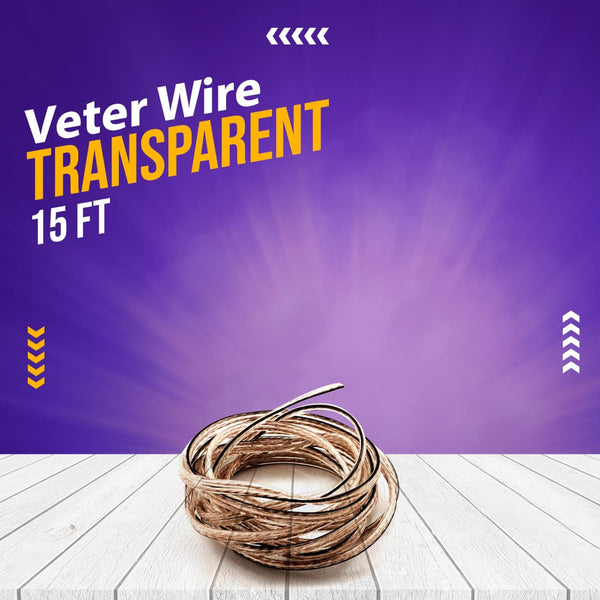 Veter Wire Transparent 15 FT