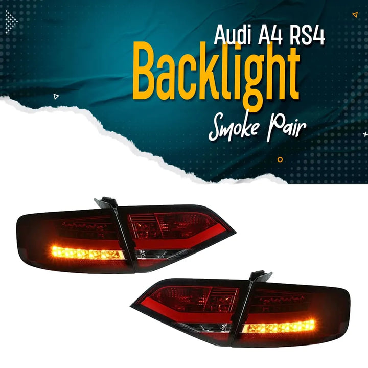 Audi A4 RS4 Backlight Smoke Pair - Model 2021-2024