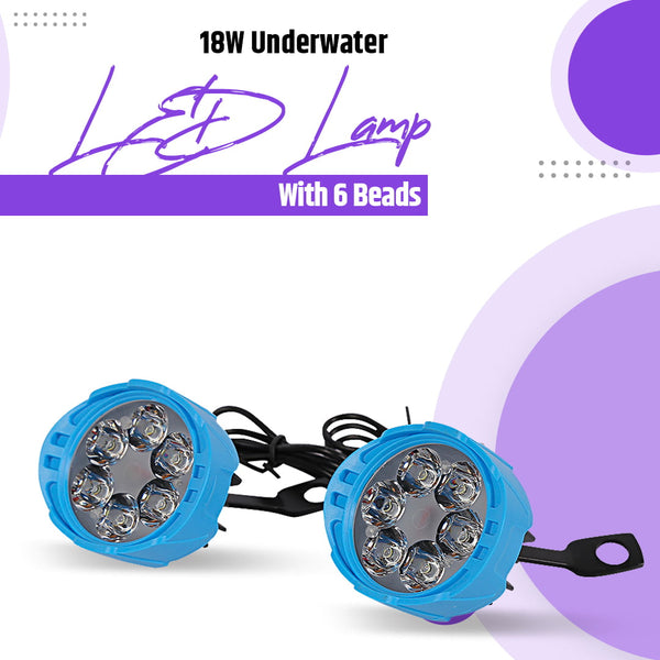 18W Underwater LED Lamp With 6 Beads