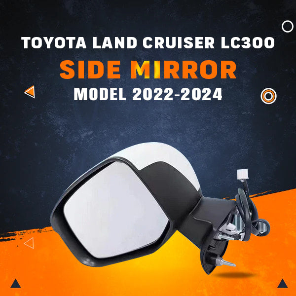 Toyota Land Cruiser LC300 OEM Side Mirrors - Model 2022-2024