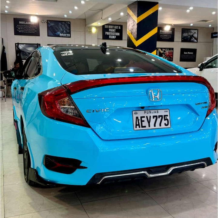 Colored PPF Car Protection Film Sky Blue RF - A013