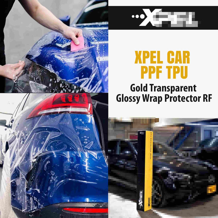 Xpel Car PPF TPU Gold Transparent Glossy Wrap Protector RF