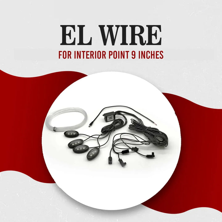 EL Wire For Interior Point 9 Inches