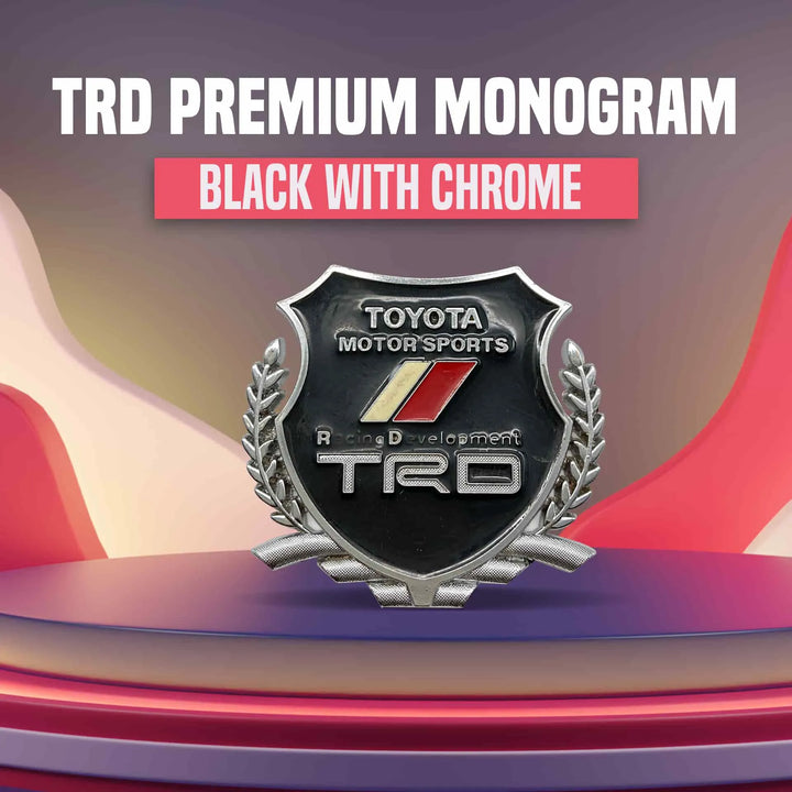 TRD Premium Monogram Black With Chrome