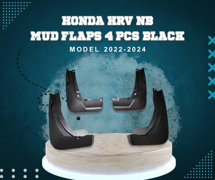 Honda HRV NB Mud Flaps 4 Pcs Black - Model 2022-2024