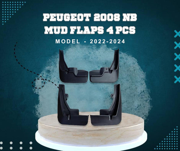 Peugeot 2008 NB Mud Flaps 4 Pcs Model - 2022-2024