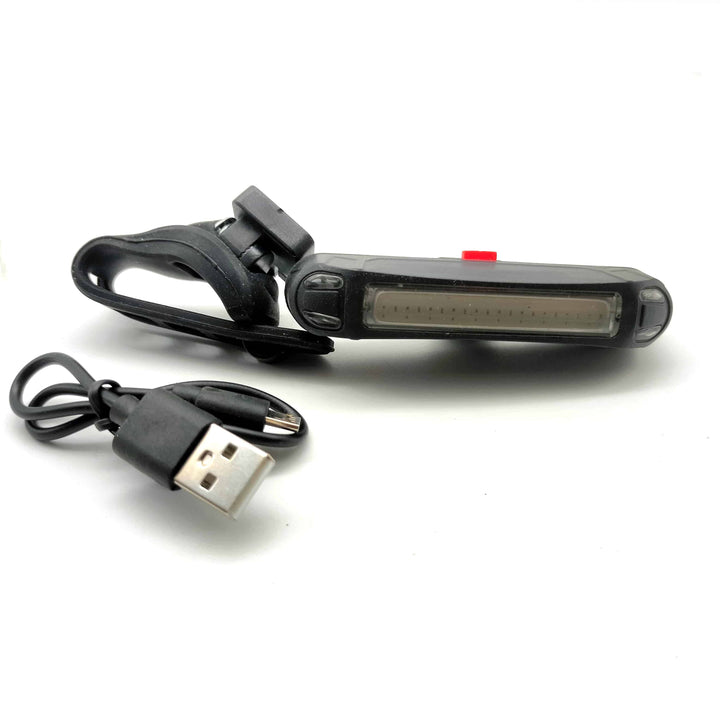 USB Rechargeable Light For Cycle/Motorcycle Bikes Red-Blue