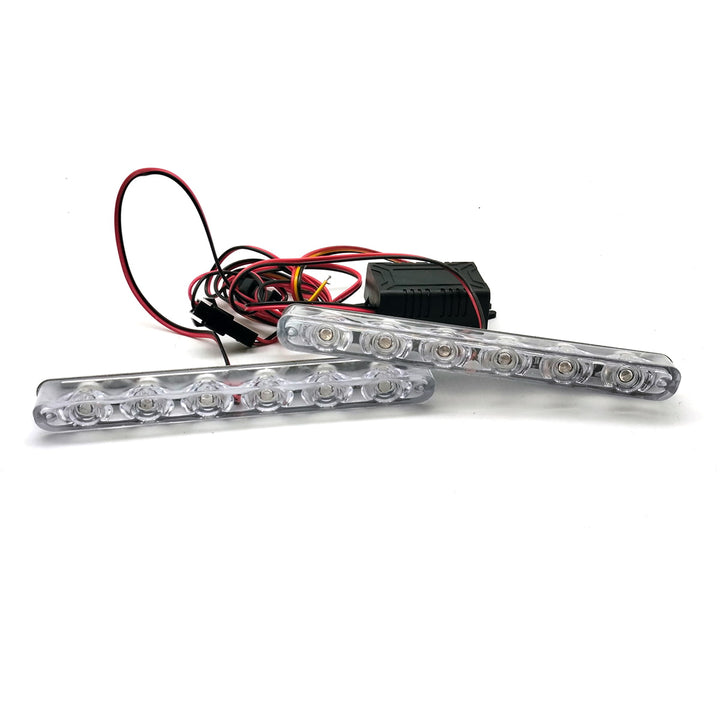 Flash Light 6 LED For Motorcyle Bikes Red-Blue ZW330