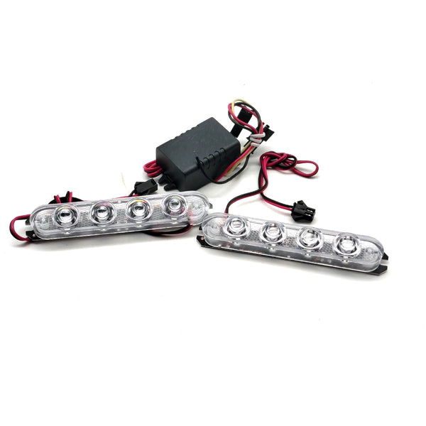 Strobe Lamp 4 LED Flasher For Motorcycle Bike HY-1646