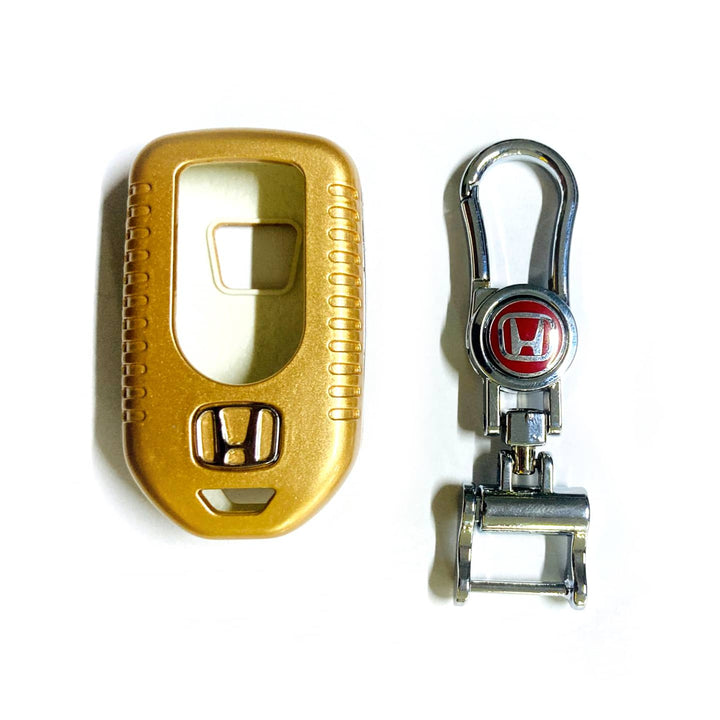 Honda Civic Replacement Key Shell Case Cover With Civic Logo Gold - Model 2016-2021