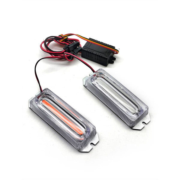 Flash Light Led For Motorcycle Bike Red-Blue ZW346