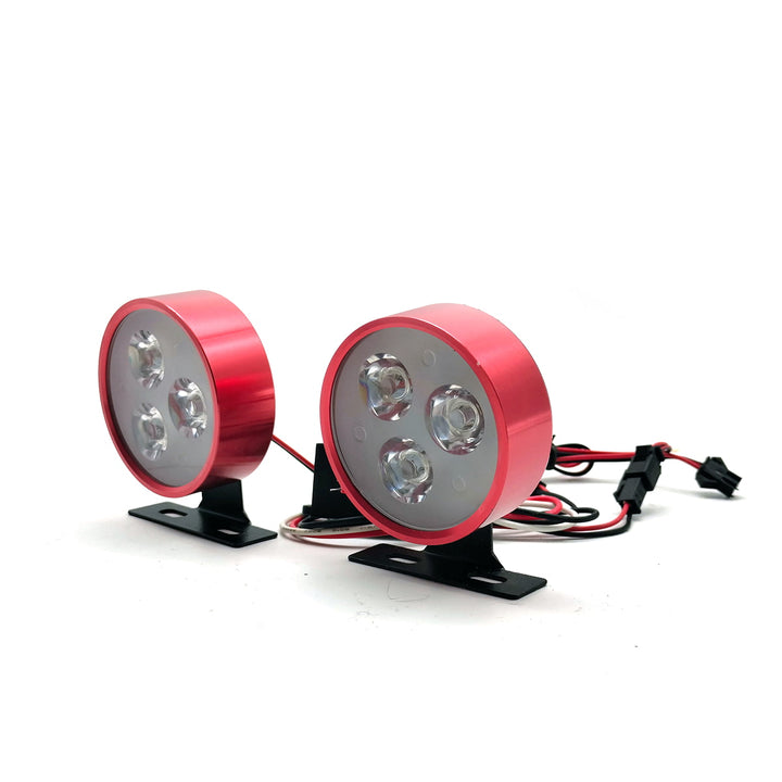 Strobe Lamp 3 LED Flash Light For Motorcycle Bike 2 Pcs Red A8332