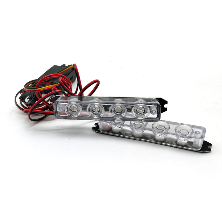 Flasher Light 4 LED For Bikes Blue 2 Pcs  ZW332