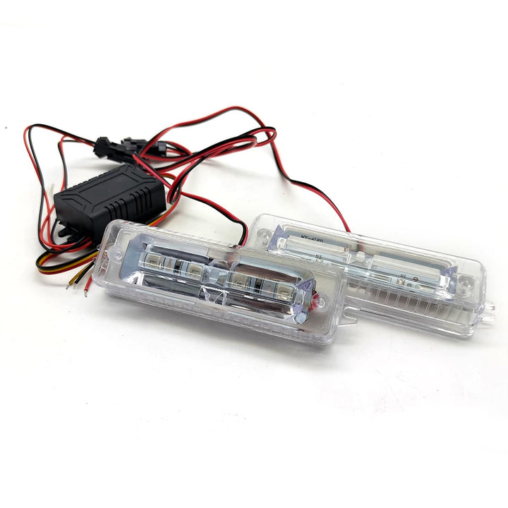 Flasher Light 4 LED For Bikes 2 Pcs ZW332