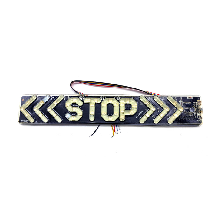 Stop Logo Indication LED Light For Motorcycle Bike - Multi A003293