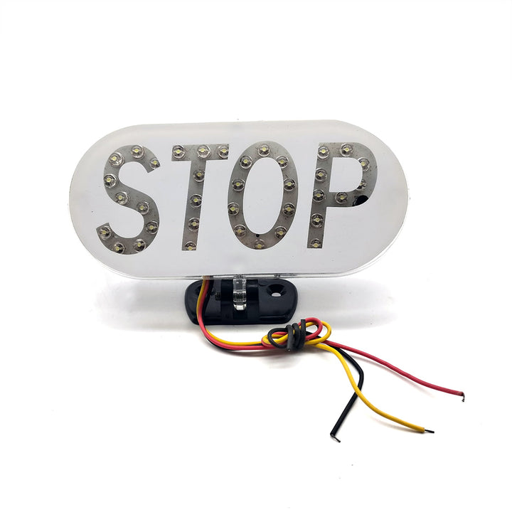 Stop Logo LED Light For Motorcycle Bike - Blue A83305