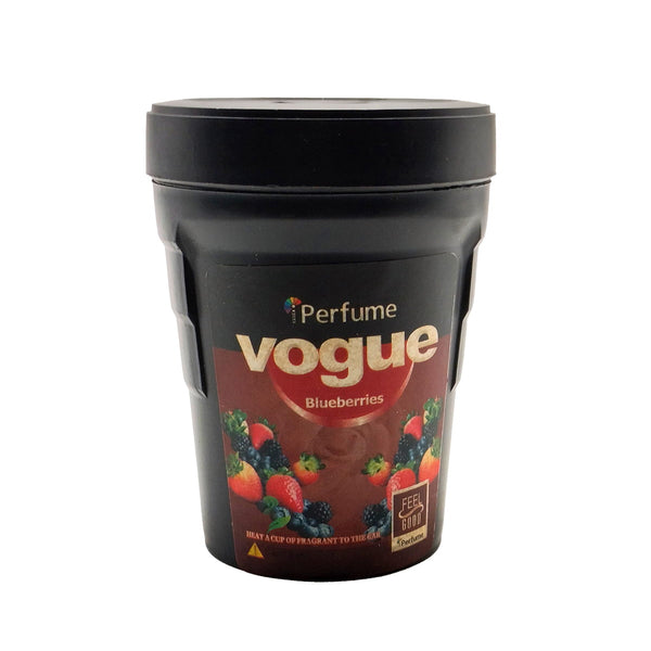 i Perfume Vogue Organic air Freshener For Car Cup Holder - Blueberries